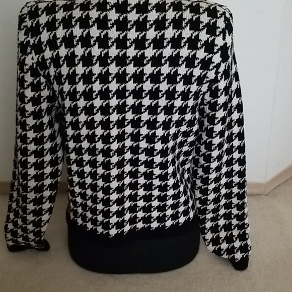 Wool rhinestone buttons knit jacket - Picture 3 of 3